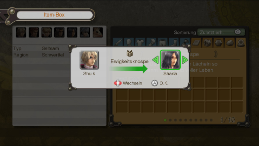 Sharla wird beschenkt