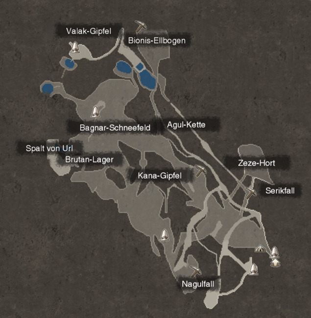 Berg Valak - Obere Ebene