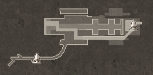 Gefallener Arm - Obere Ebene